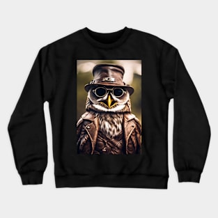 Funny owl Crewneck Sweatshirt